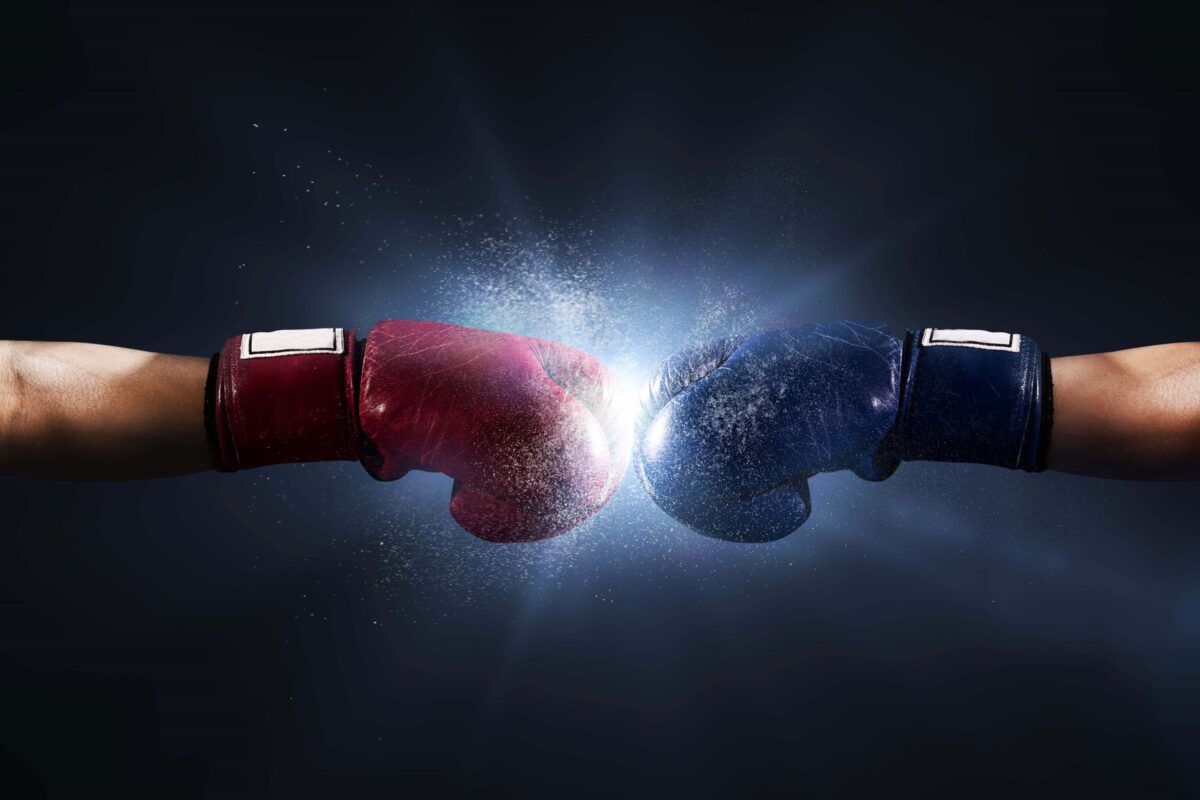 two-boxing-gloves-symbolizing-a-competitive-boxing-match